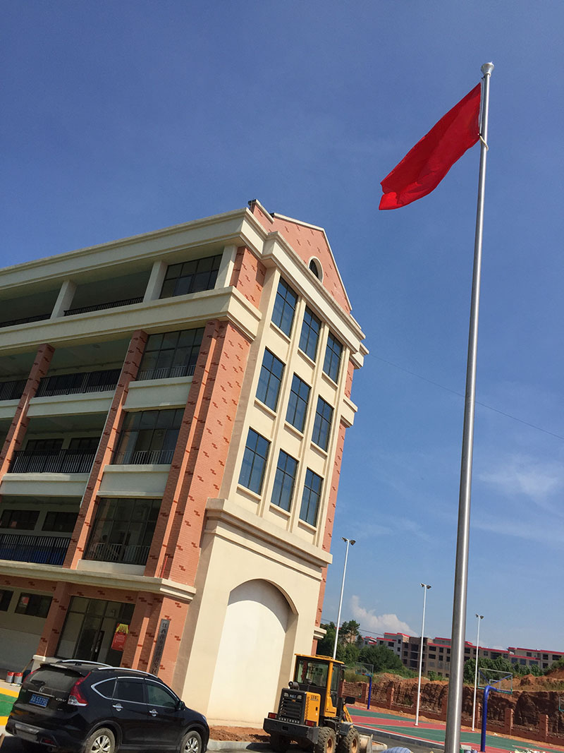 講話，國歌同步旗桿10